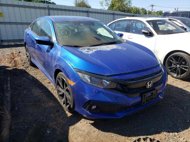 2HGFC2F87KH533876 - 2019 HONDA CIVIC SPOR BLUE photo 1