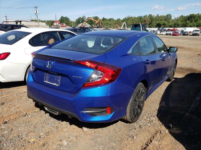 2HGFC2F87KH533876 - 2019 HONDA CIVIC SPOR BLUE photo 4