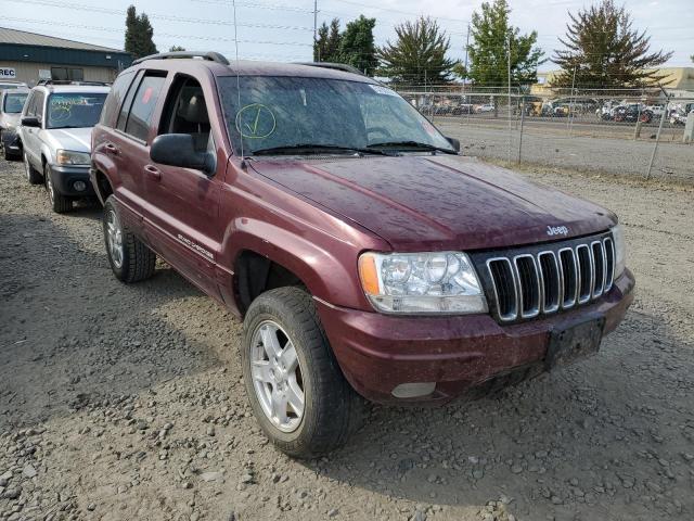 1J4GW58J12C325047 - 2002 JEEP GRAND CHER BURGUNDY photo 1