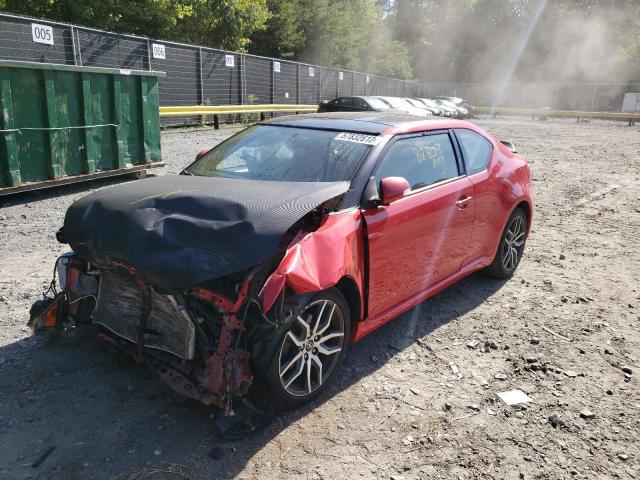 JTKJF5C72GJ015797 - 2016 TOYOTA SCION TC 红色 照片 2