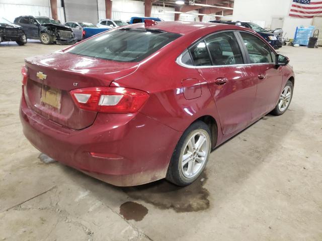 1G1BE5SM2H7135144 - 2017 CHEVROLET CRUZE LT BURGUNDY photo 4