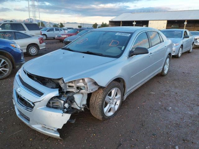 1G1ZA5E05AF278801 - 2010 CHEVROLET MALIBU LS SILVER photo 2