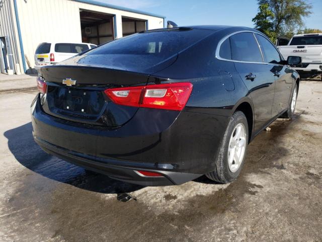 1G1ZB5ST9JF258305 - 2018 CHEVROLET MALIBU LS BLACK photo 4