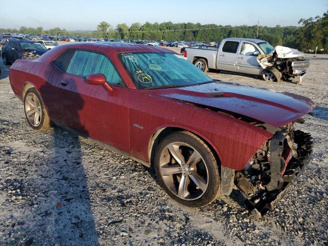 2C3CDYAG5EH218423 - 2014 DODGE CHALLENGER BURGUNDY photo 1