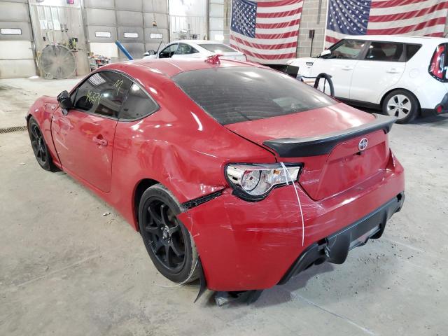 JF1ZNAA10D1720684 - 2013 TOYOTA SCION FR-S RED photo 3