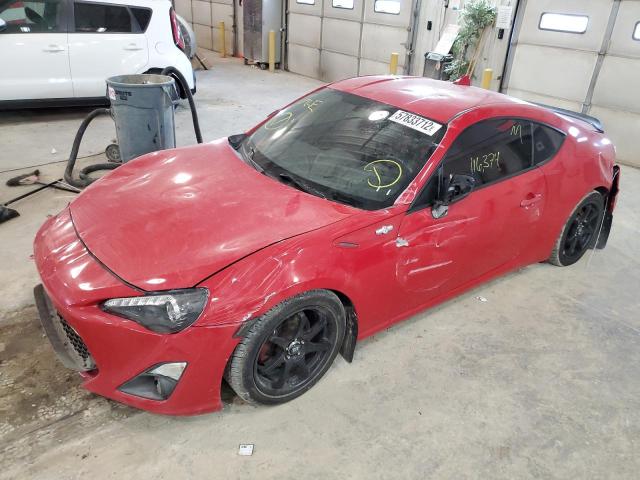 JF1ZNAA10D1720684 - 2013 TOYOTA SCION FR-S RED photo 9