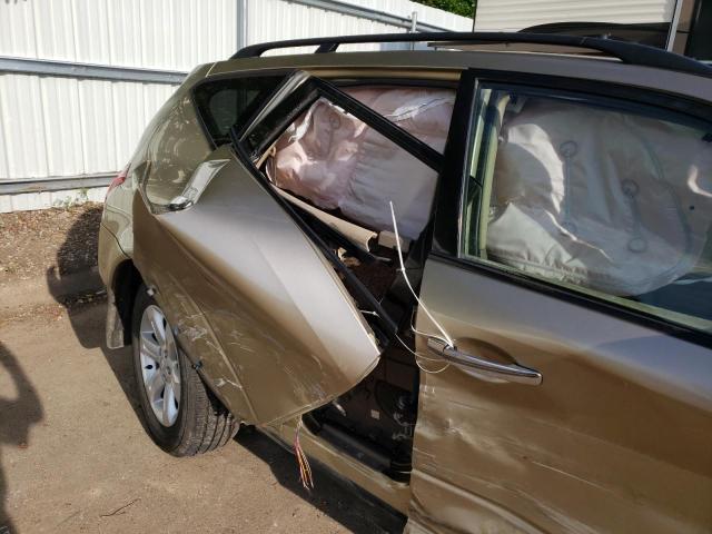 JN8AZ08T76W412919 - 2006 NISSAN MURANO GOLD photo 9