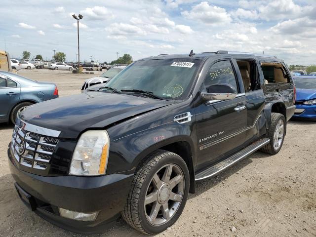 1GYFK66847R372493 - 2007 CADILLAC ESCALADE E BLACK photo 2