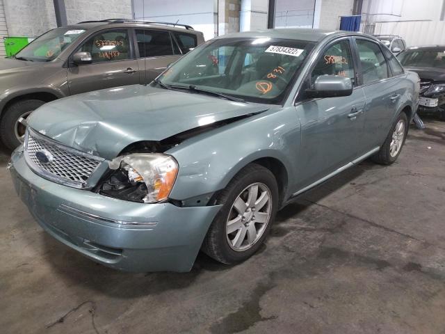 1FAHP24117G132804 - 2007 FORD FIVE HUNDR TEAL photo 2