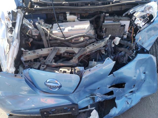 JN1AZ0CP8CT019405 - 2012 NISSAN LEAF SV BLUE photo 7