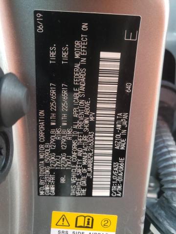 JTJAARBZ9L2163043 - 2020 LEXUS NX 300 BAS 银色 照片 10