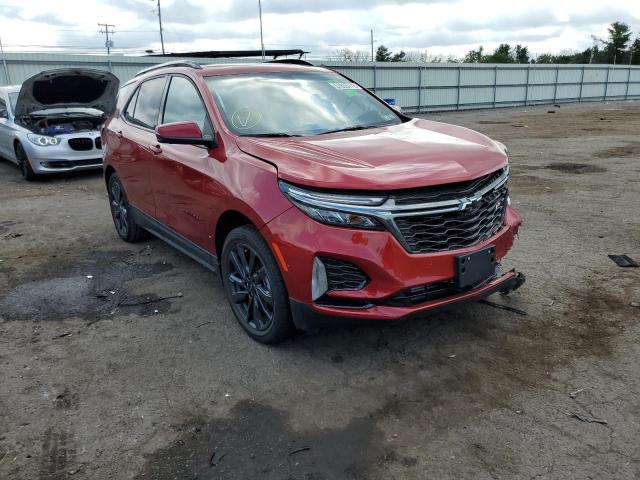 2GNAXWEV1N6106633 - 2022 CHEVROLET EQUINOX RS RED photo 1