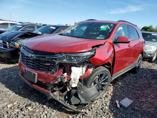 2GNAXWEV1N6106633 - 2022 CHEVROLET EQUINOX RS RED photo 2