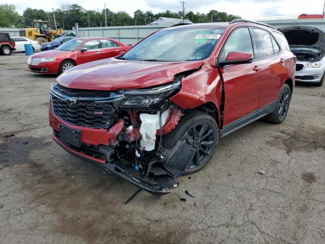 2GNAXWEV1N6106633 - 2022 CHEVROLET EQUINOX RS RED photo 9