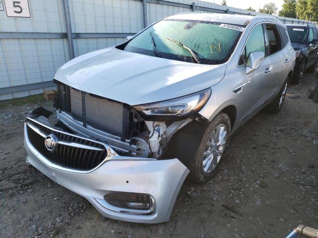 5GAEVBKW8MJ123793 - 2021 BUICK ENCLAVE PR SILVER photo 2