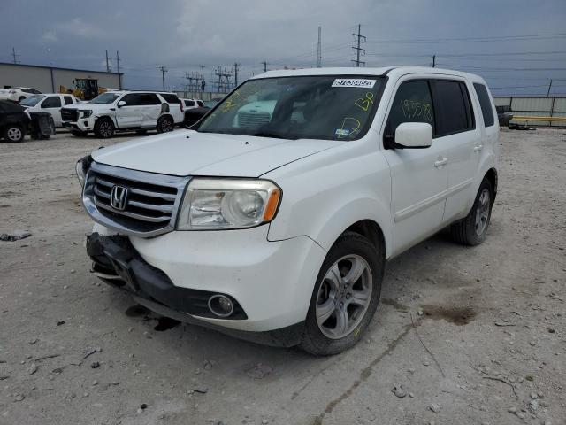 5FNYF3H7XFB021257 - 2015 HONDA PILOT EXLN WHITE photo 2