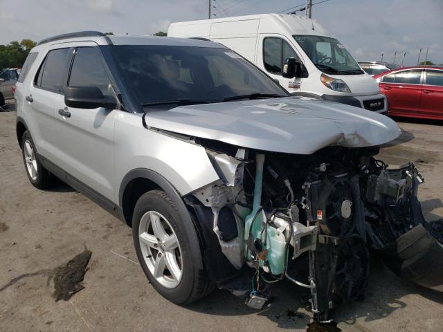 1FM5K7B81JGC63968 - 2018 FORD EXPLORER SILVER photo 1