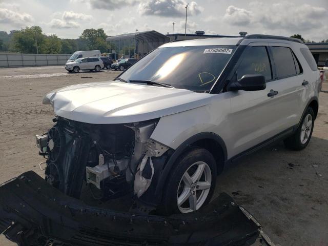 1FM5K7B81JGC63968 - 2018 FORD EXPLORER SILVER photo 2