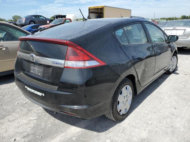 JHMZE2H38CS000404 - 2012 HONDA INSIGHT BLACK photo 4