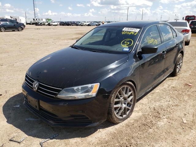 3VW2K7AJXFM415848 - 2015 VOLKSWAGEN JETTA BASE 黑色 照片 2