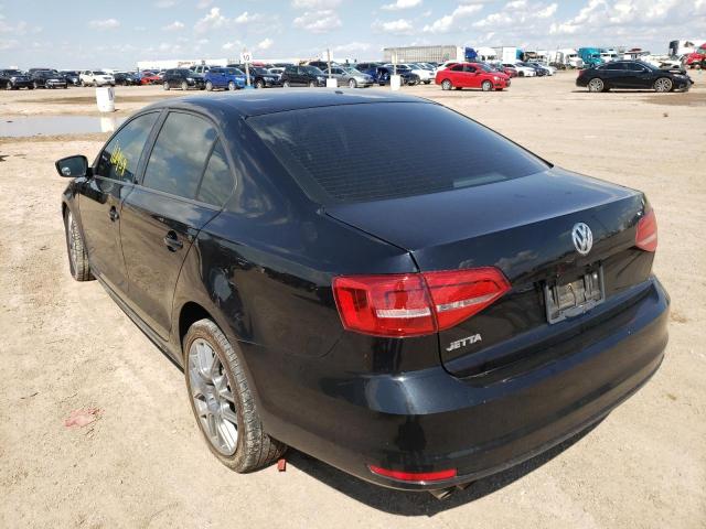 3VW2K7AJXFM415848 - 2015 VOLKSWAGEN JETTA BASE 黑色 照片 3