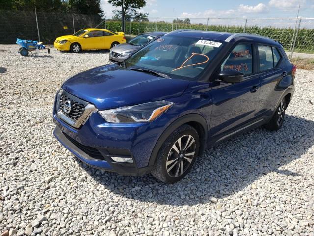 3N1CP5CU3KL531786 - 2019 NISSAN KICKS S BLUE photo 2