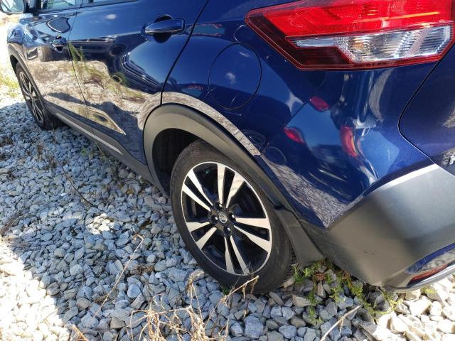 3N1CP5CU3KL531786 - 2019 NISSAN KICKS S BLUE photo 9