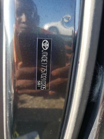 JTKDE177570210205 - 2007 TOYOTA SCION TC ნაცრისფერი ფოტო 10