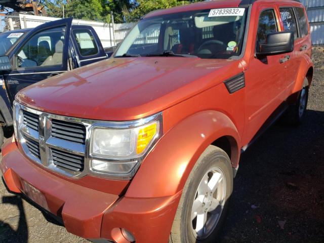 1D8GU28K58W142696 - 2008 DODGE NITRO SXT ORANGE photo 2