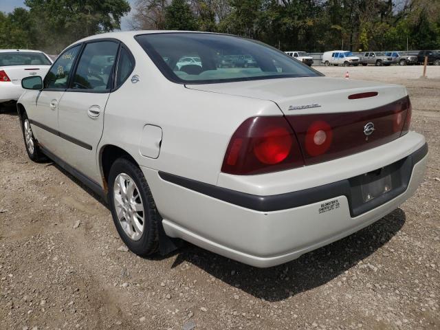 2G1WF52E339218628 - 2003 CHEVROLET IMPALA SILVER photo 3