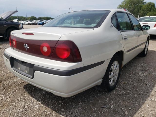 2G1WF52E339218628 - 2003 CHEVROLET IMPALA SILVER photo 4