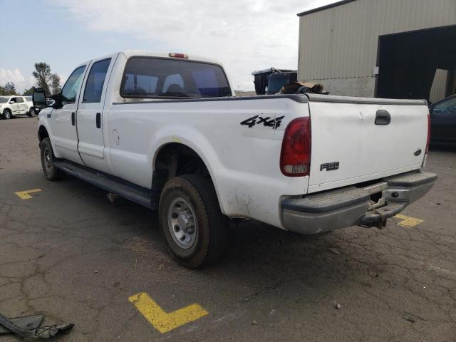 1FTSW31S21EA66112 - 2001 FORD F350 SRW S WHITE photo 3