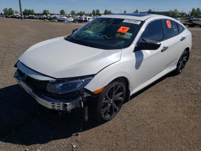 2HGFC2F81KH016380 - 2019 HONDA CIVIC SPOR 白色 照片 2