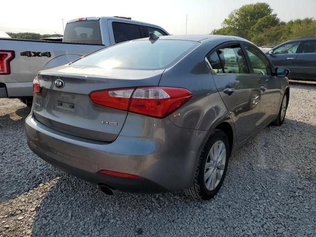 KNAFX4A89F5282374 - 2015 KIA FORTE EX GRAY photo 4