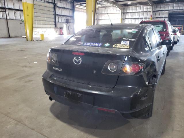 JM1BK123661414774 - 2006 MAZDA 3 S BLACK photo 9