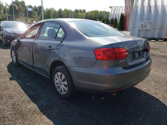 3VW2K7AJ4EM298590 - 2014 VOLKSWAGEN JETTA BASE 灰色 照片 3