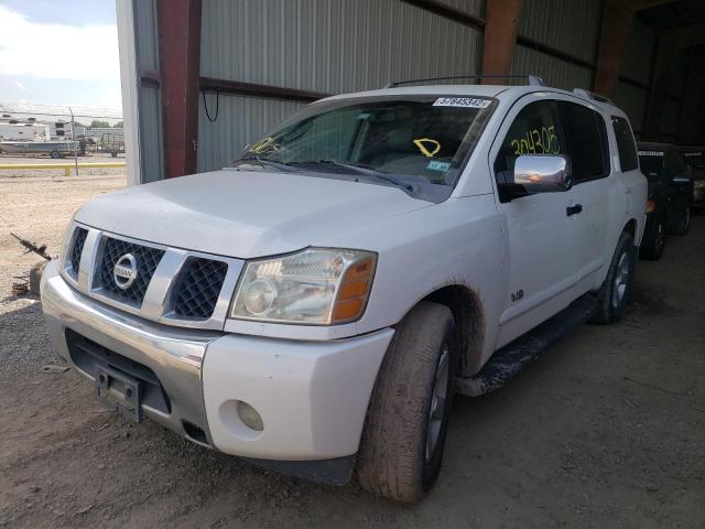 5N1AA08A56N729696 - 2006 NISSAN ARMADA SE WHITE photo 2