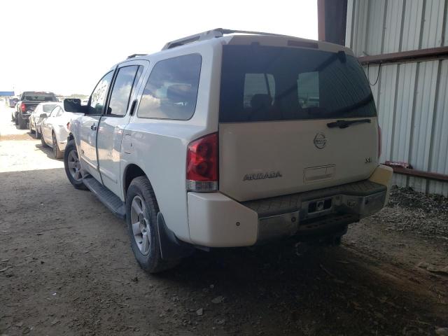 5N1AA08A56N729696 - 2006 NISSAN ARMADA SE WHITE photo 3