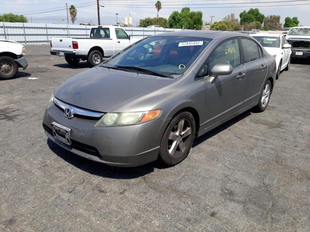 1HGFA16908L074534 - 2008 HONDA CIVIC EXL 灰色 照片 2