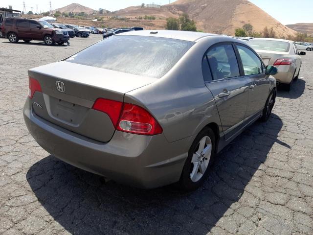 1HGFA16908L074534 - 2008 HONDA CIVIC EXL 灰色 照片 4