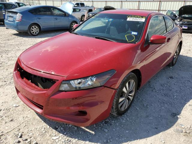 1HGCS1B39CA012474 - 2012 HONDA ACCORD LX RED photo 2