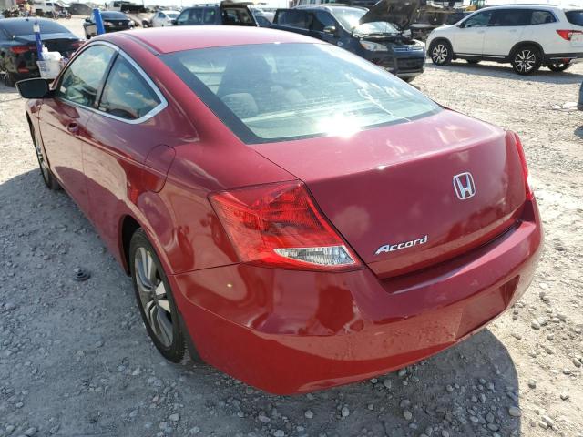 1HGCS1B39CA012474 - 2012 HONDA ACCORD LX RED photo 3