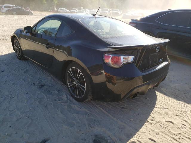 JF1ZNAA18D1724532 - 2013 TOYOTA SCION FR-S BLACK photo 3