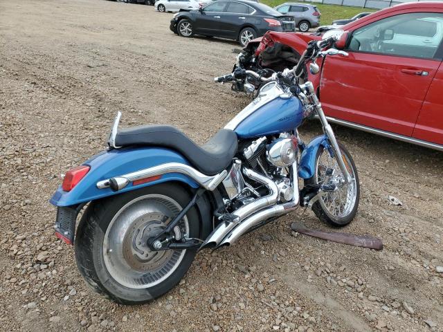 1HD1JBB115Y048391 - 2005 HARLEY-DAVIDSON FXSTDI BLUE photo 4