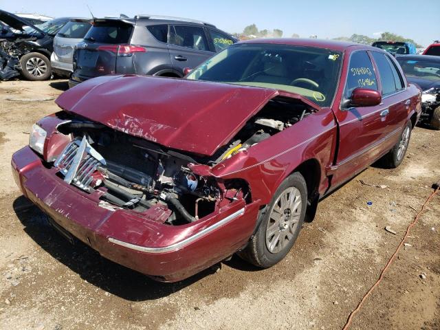 2MEFM74V66X612015 - 2006 MERCURY GRAND MARQ MAROON photo 2