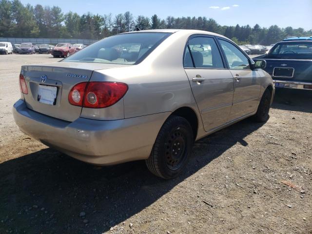 2T1BR30E18C937548 - 2008 TOYOTA COROLLA CE BEIGE photo 4