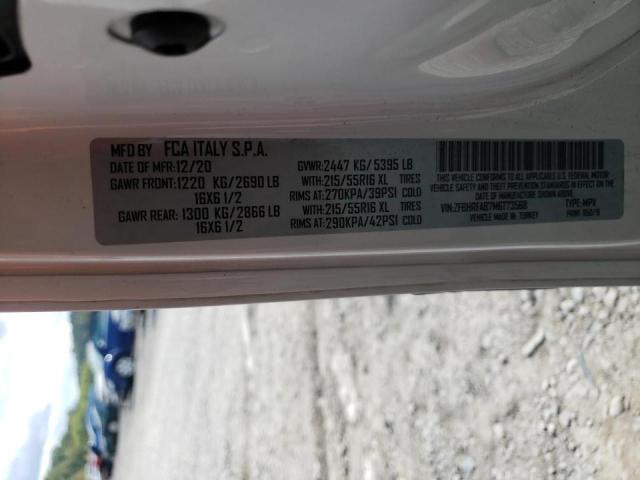 ZFBHRFAB7M6T73568 - 2021 RAM PROMASTER 白色 照片 10