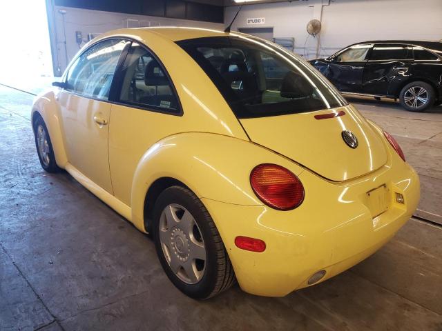 3VWCA21C0XM469124 - 1999 VOLKSWAGEN NEW BEETLE 黄色 照片 3