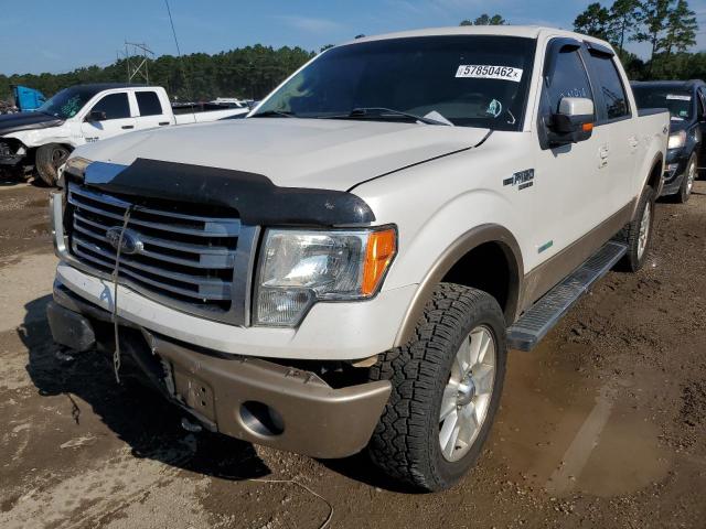 1FTFW1ET5DKF63704 - 2013 FORD F150 SUPER WHITE photo 2