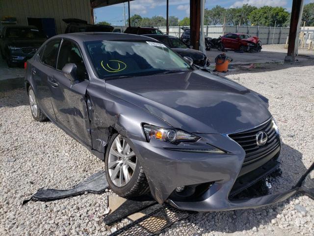 JTHBA1D2XG5017357 - 2016 LEXUS IS 200T GRAY photo 1